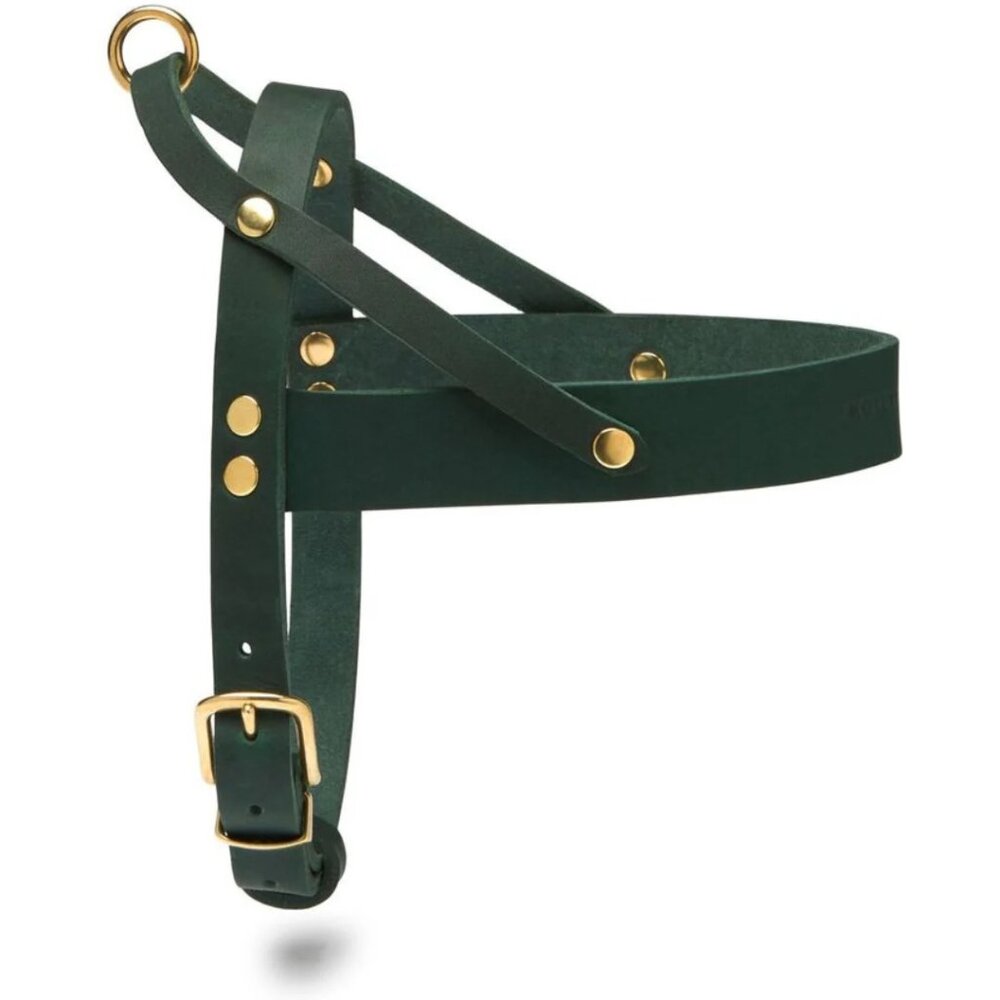 Molly & Stitch Butter Leather Dog Harness Size L
